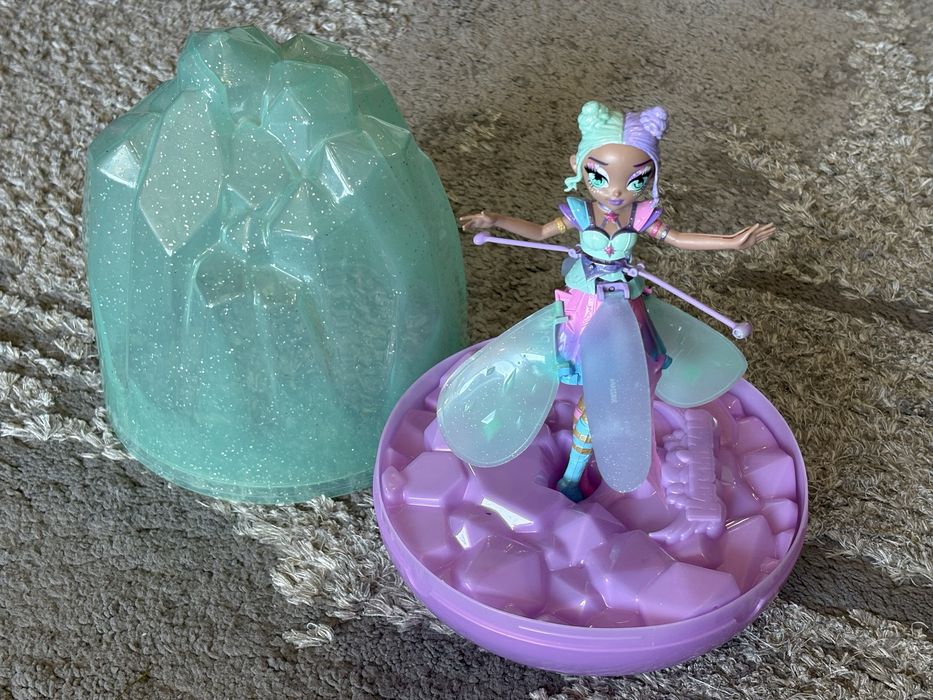 Игрален комплект Hatchimals Crystal Flyers - Летяща фея, мента