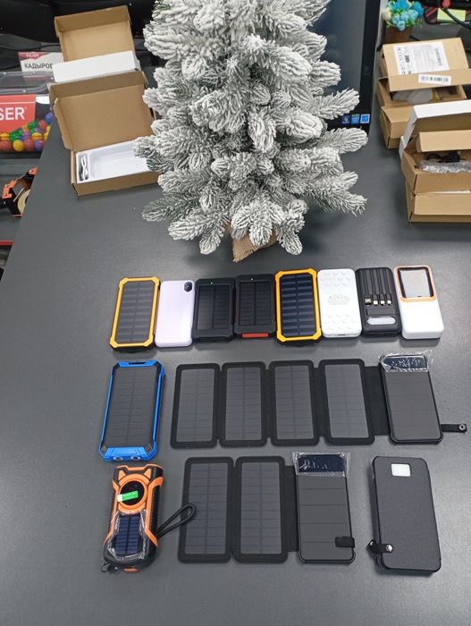Повербанки на солнечных батареях