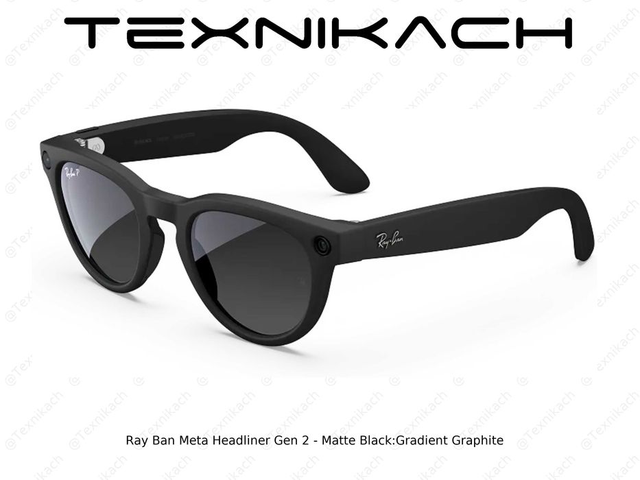 Ray Ban Meta Headliner Gen 2 - Matte Black/Gradient Graphite!!!