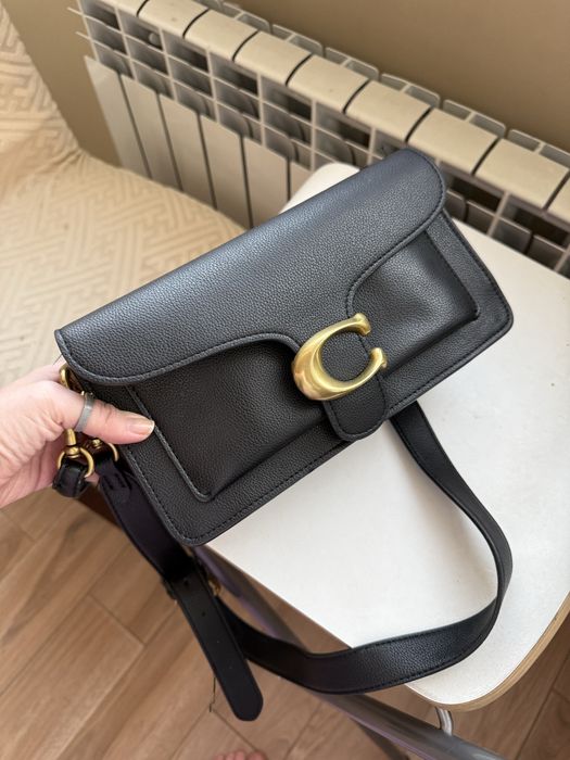 Сумка COACH б/у черная