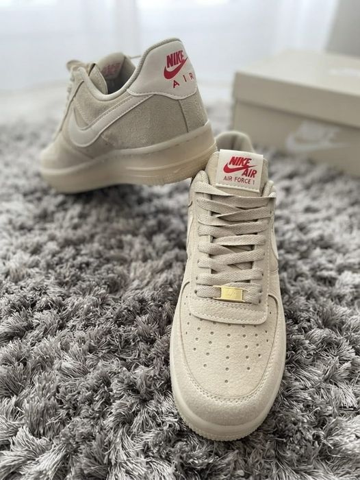 Adidasi Nike Air Force 1 Bej - Adidasi Barbati