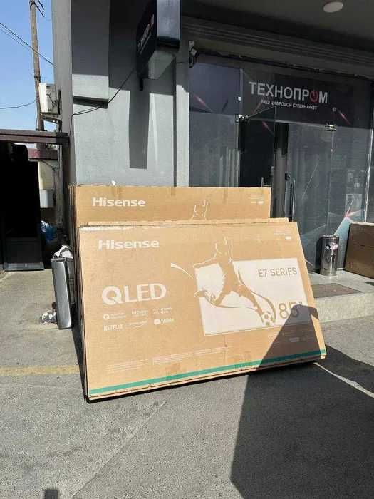 Телевизор "Hisense 85 диагональ" Crystal UHD 4k* АКЦИЯ!!! +доставка!!!