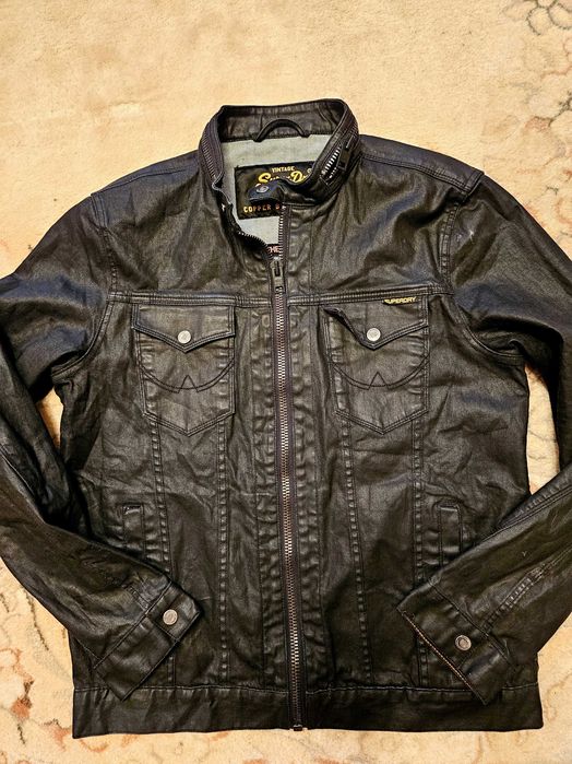 Geacă neagră bărbați Superdry XL