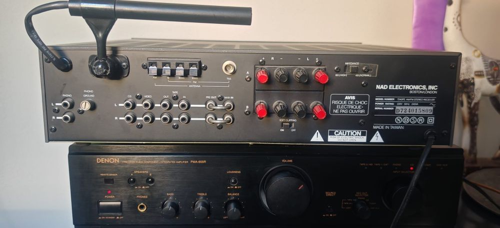 Amplificatoare Nad 7240pe și Denon pma 655r