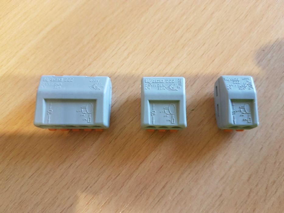 455 (buc.) cleme legatura, conector de imbinare Wago cu 2, 3, 5 poli