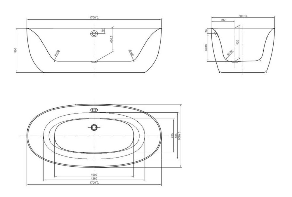 Cada Freestanding Roca Virginia NOUA