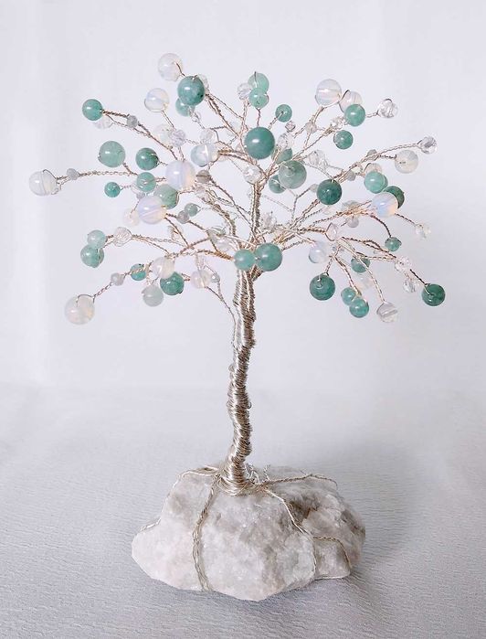 Дръвчета с минерали с реалистична форма/ Идея за подарък за празниците