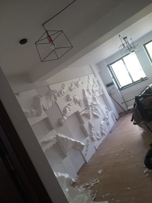 rigips gips carton tavane rigips, scafă LED, bandă LED, pereți despărțitori, nișe, rafturi  amenajări interioare rigips București