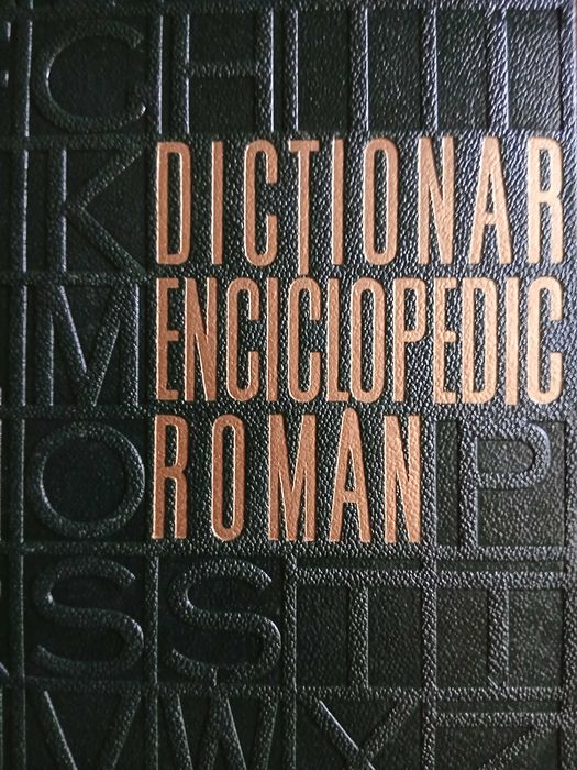 4 volume "Dictionar Enciclopedic Romin"
