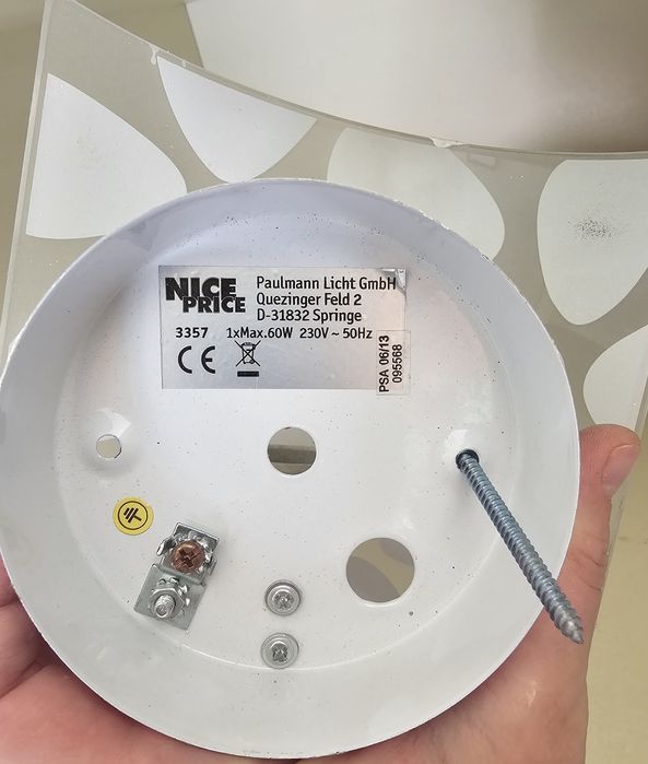 2 x Aplice de perete 60W/230V-50Hz