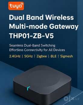 Tuya Multi-mode Gateway  / Zigbee + BLE + Sigmesh / Wi-Fi 2.4 & 5 GHz