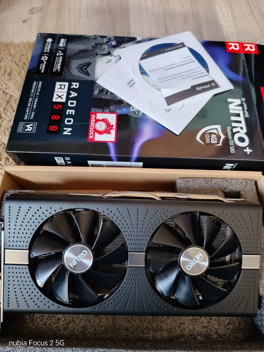 Placa video Rx 580 4 gb