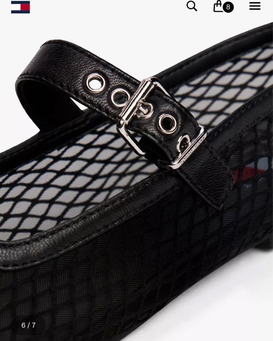 Оригинальная обувь Tommy Jeans Mesh Mary Jane Flat