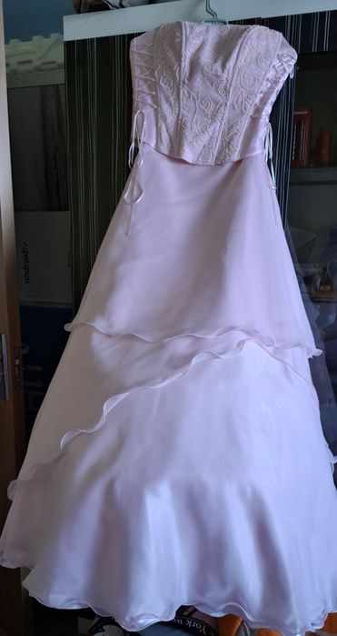 *** Стилна Розова официална рокля***