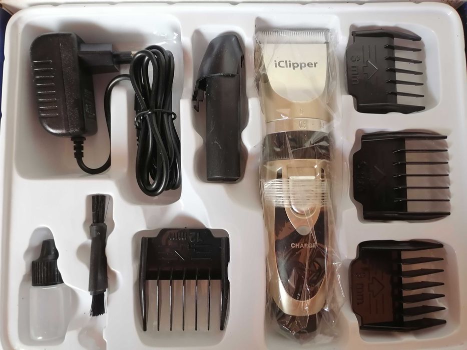 Беспроводная и мощная парикмахерская машинка с керамическими лезвиями!