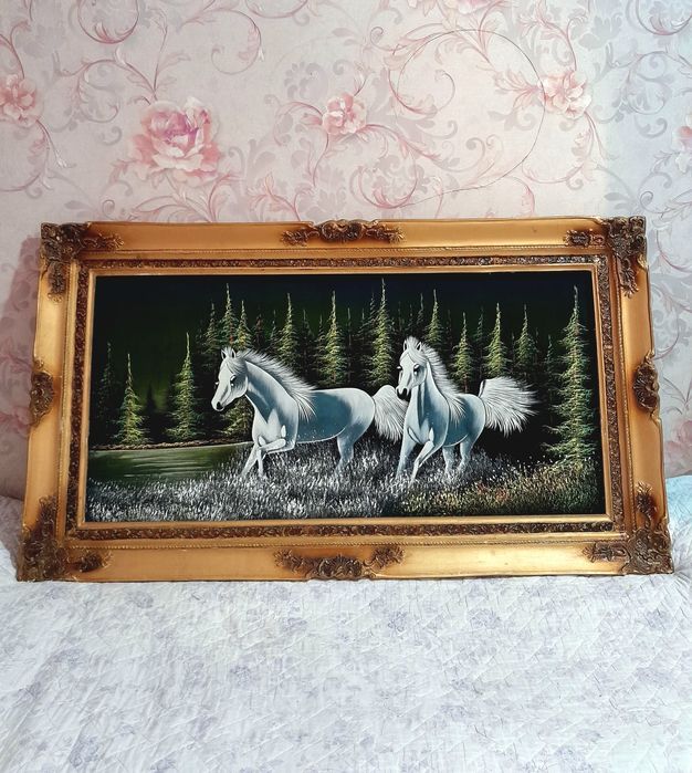 картина с лошадьми