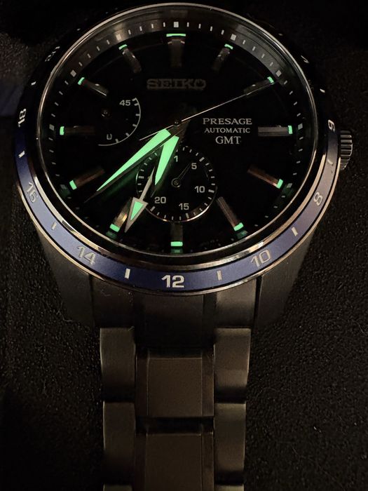Лимитиран Seiko Presage Sharp Edged GMT SPB271J1 – отлично състояние