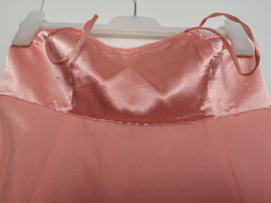 Rochie de ocazie, seara, bal de absolvire, coral, marimea 38-42