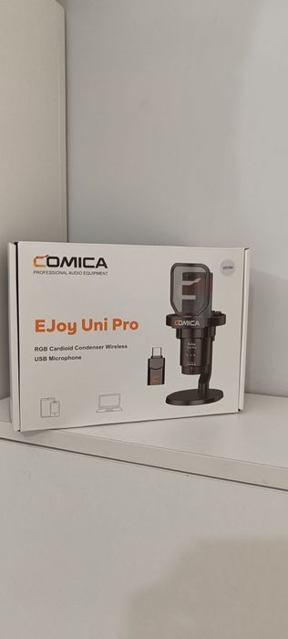 Микрофон белый беспроводной