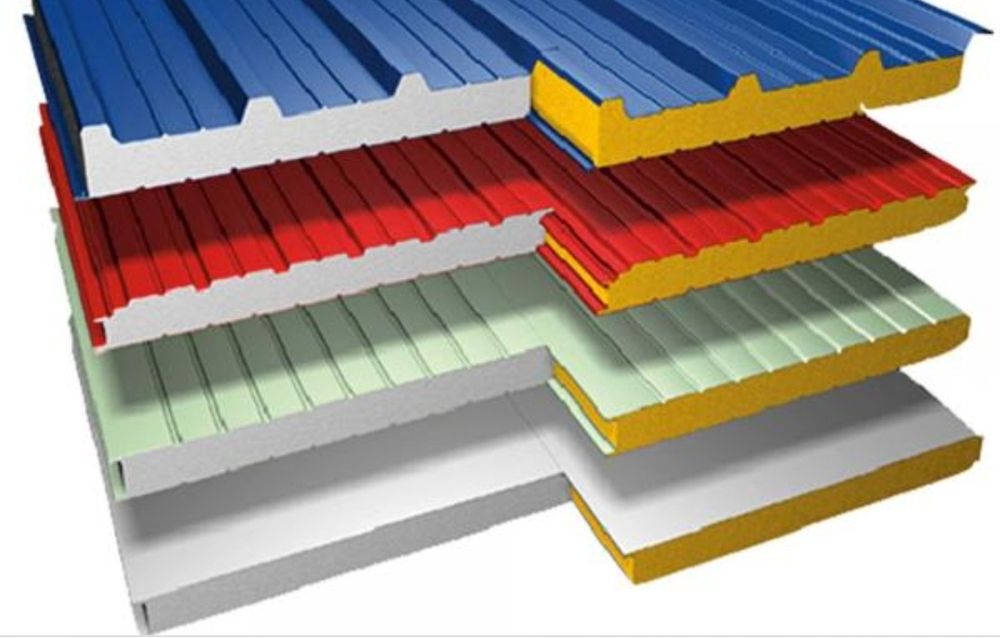 Сэндвич панель [базальт, пенопласт, мини вата] сендвич/sendvich panel