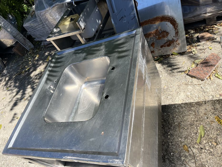 Мивка неръждавейка шкаф