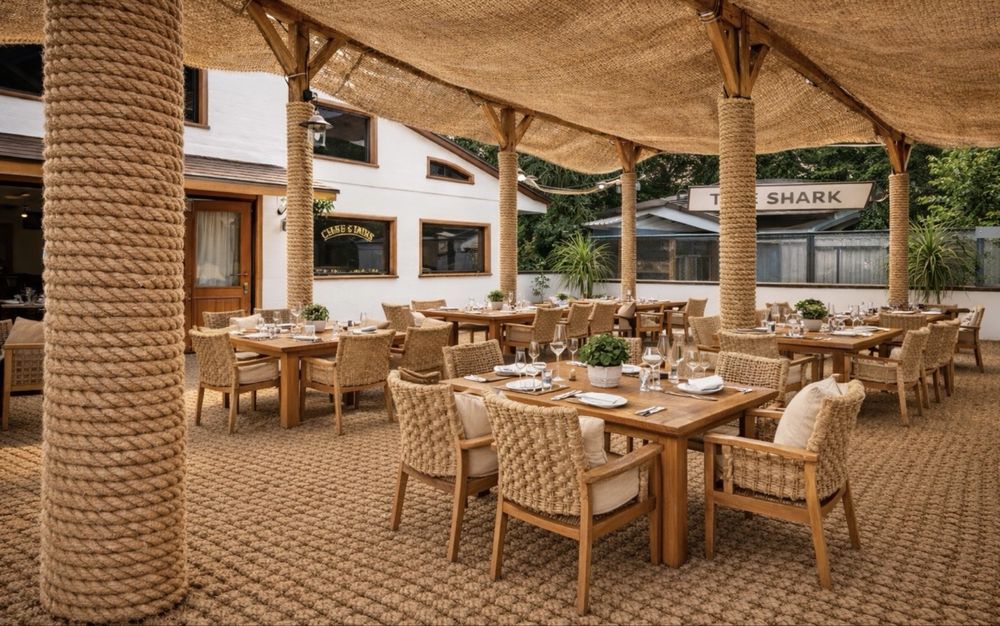 Sfoara decorativa din fibra de cocos natural pentru amenajari , decor