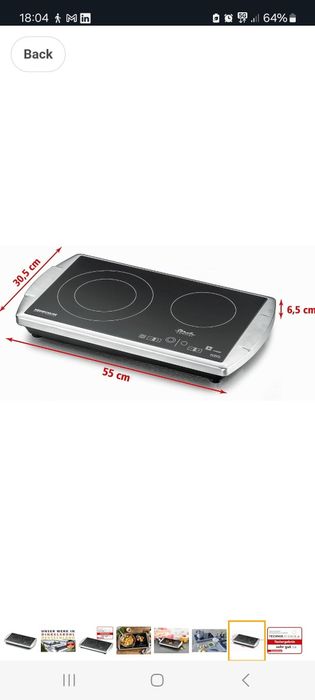 Plita electrica portabila ROMMELSBACHER CT 3403/TC Double Cooking Plate - Made in Germany, SCHOTT CERAN