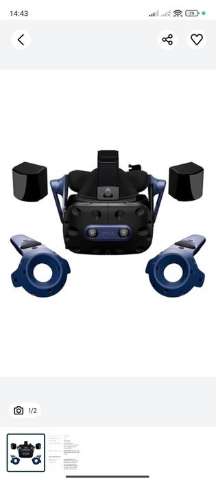 VR шлем htc vive pro 2 full kit+