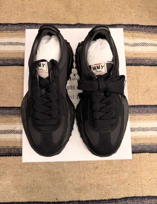 Maison Mihara Yasuhiro "Larry" OG Sole Canvas Low-top Sneaker Black