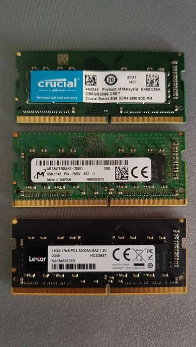 ОЗУ DDR4 8/16 GB для ноутбука