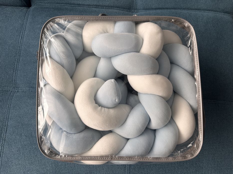 Обиколник плитка синьо-бяла