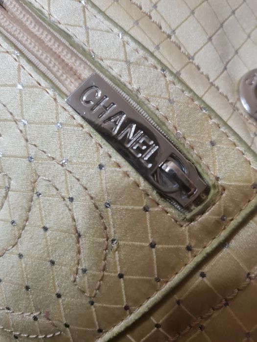 Сумка  шанель из текстиля