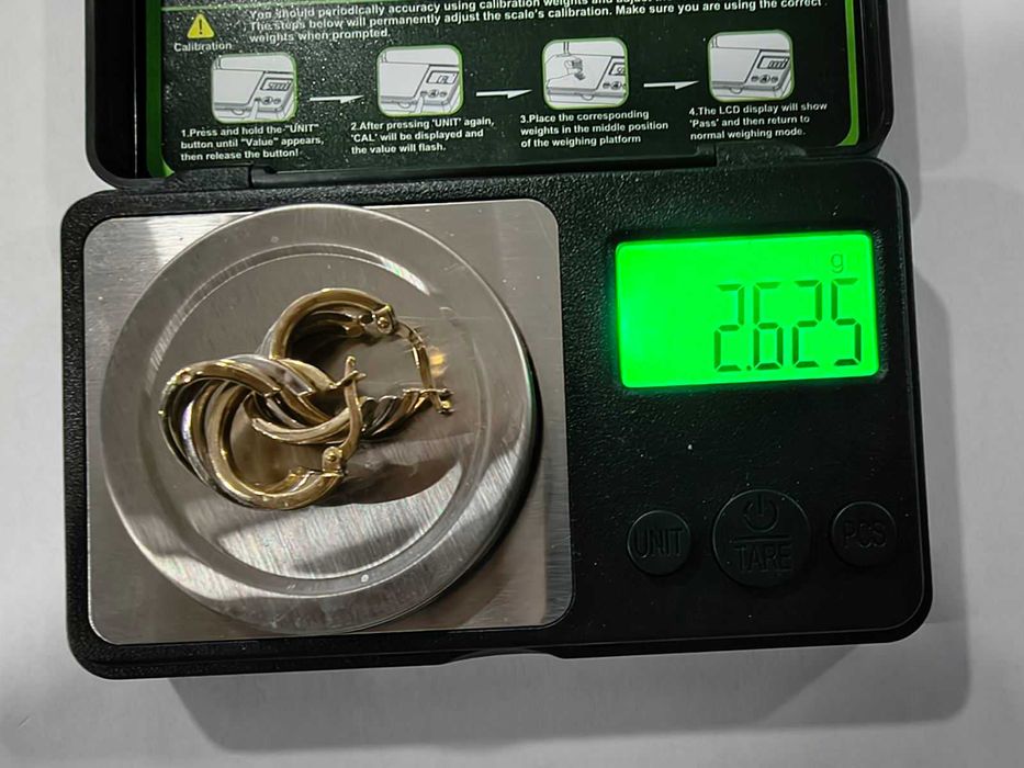 Златни обеци 14к