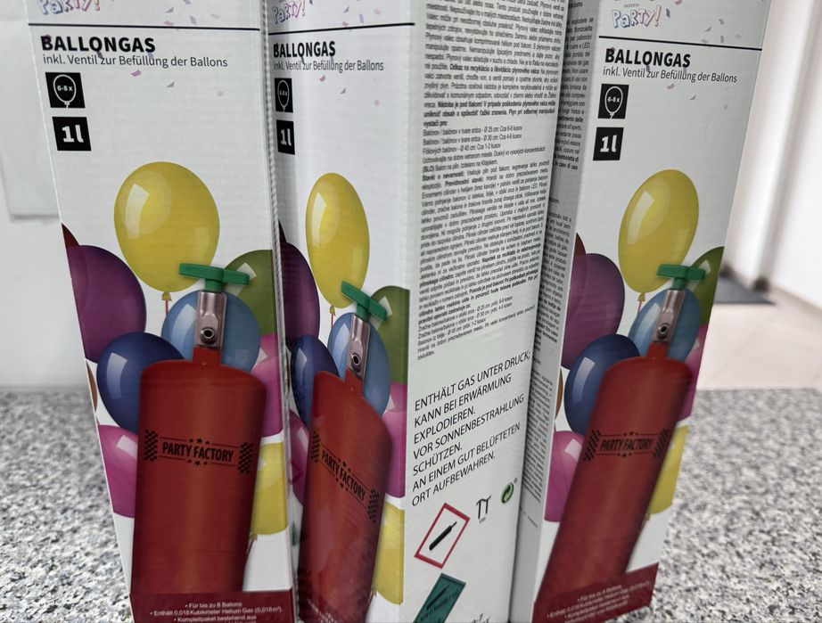 Tuburi heliu butelie pentru baloane 10-20 noi sigilate livrarate rapid