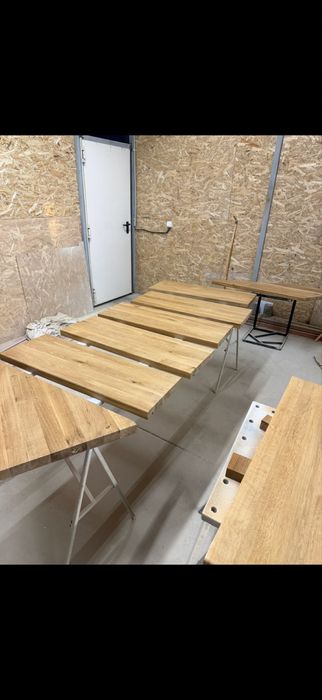 Trepte din lemn masiv de stejar