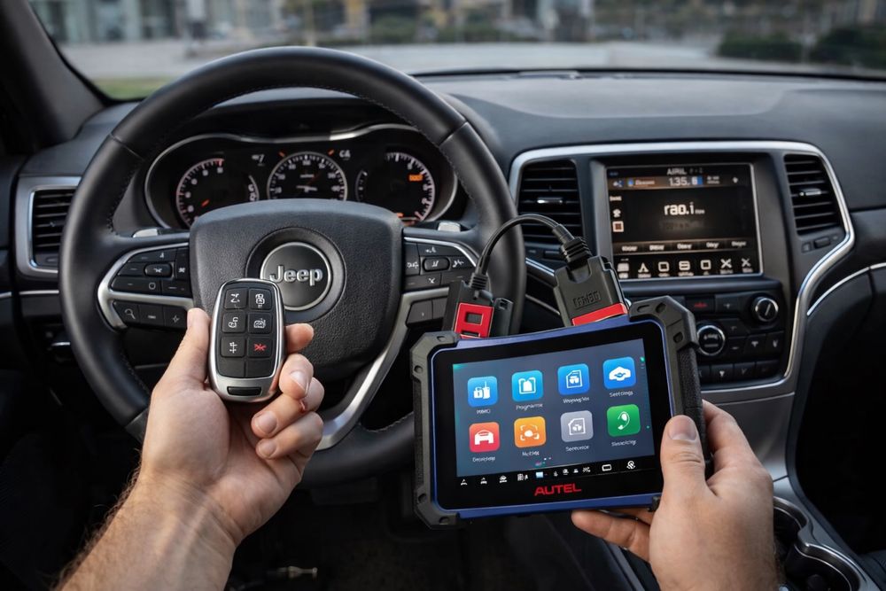 Програмиране на ключове за Jeep, Dodge, Chrysler