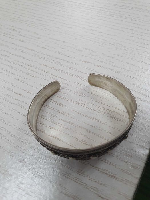 Bratara argint groasa regina