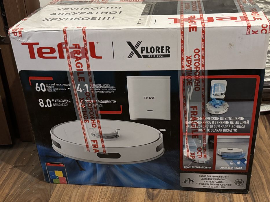 Робот-пылесос Tefal X-plorer Serie 75 S+