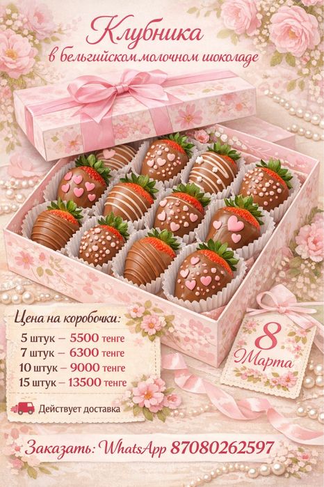 Клубника в шоколаде, финики в шоколаде