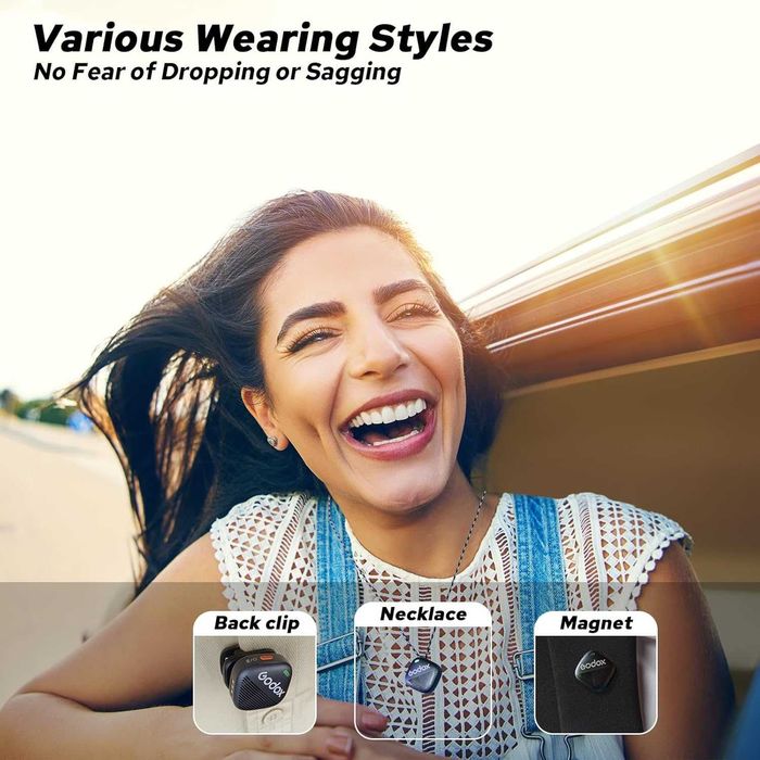 Godox C01 Kit2 — 2 Микрофона с Шумоподавлением до 300 м. Есть доставка