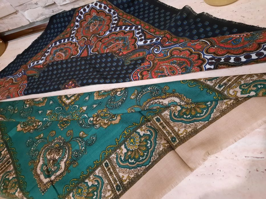 Baticuri vechi de casmir pur,Baticuri cu franjuri de matase