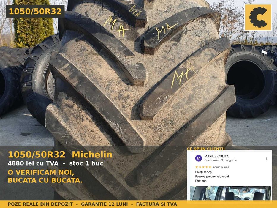 Cauciucuri 1050/50R32 Michelin Anvelope COMBINA SH Garantie Factura