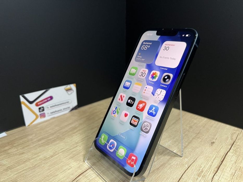 iPhone 13 128Gb Midnight Second-Hand 3 ani garanție, Telefoane Mures