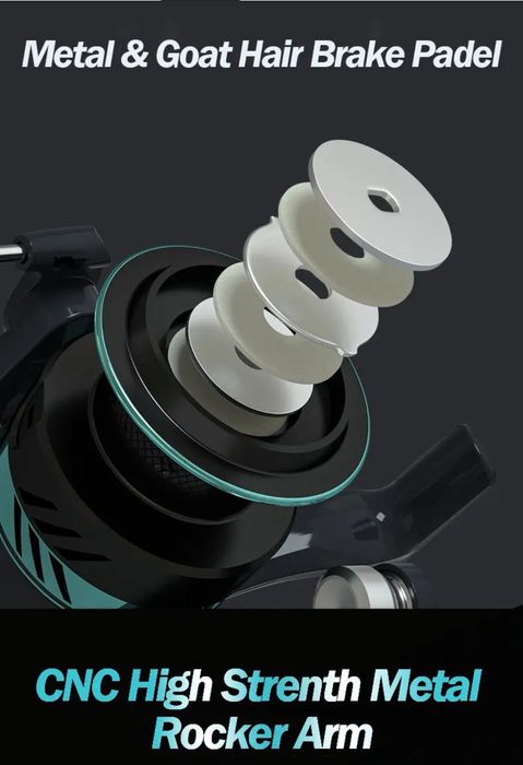 Качествена  макара за риболов DK 12+1 лагера