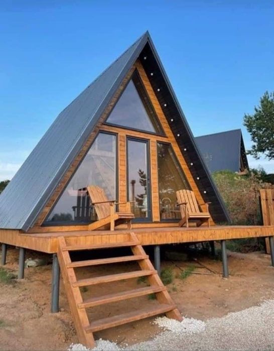 Construim cabane moderne din lemn