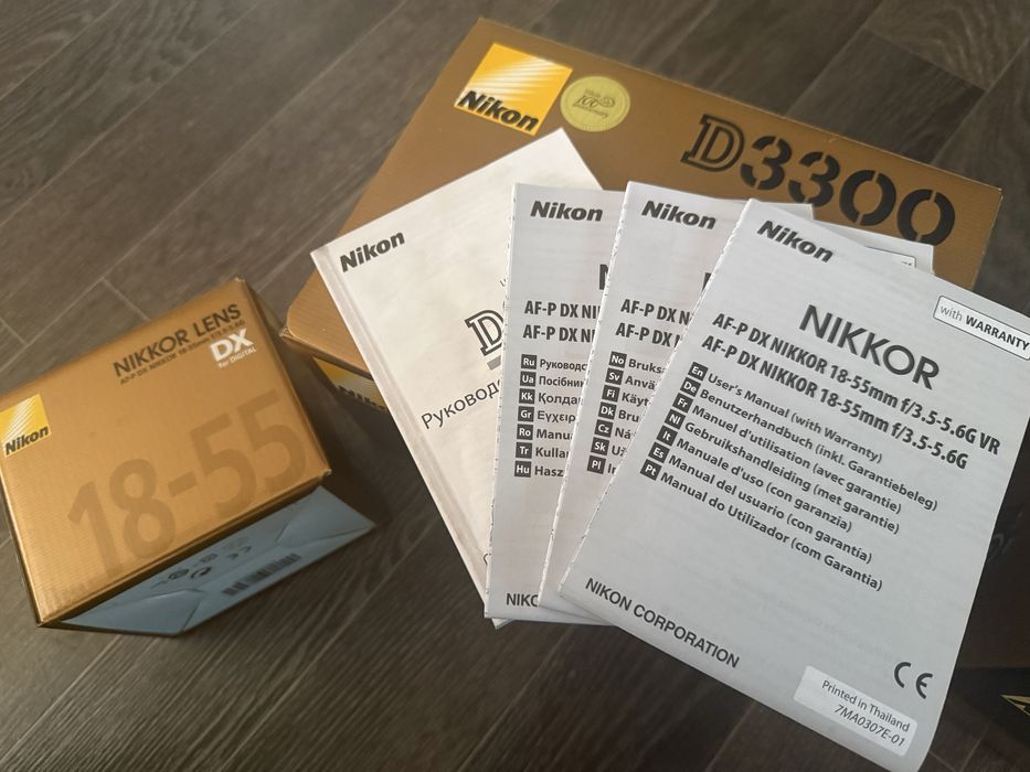 Nikon D3300 зеркальный фотоаппарат