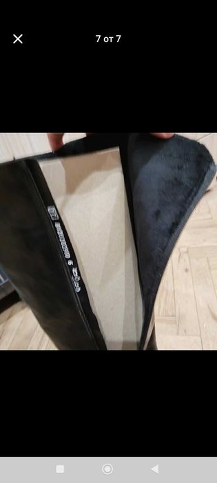 Дамски зимни ботуши Rieker естествена кожа