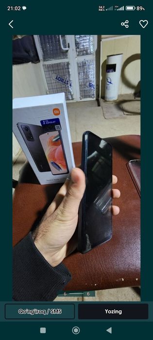Assalomu alaykum Redmi Note 12Pro Sotiladi Xotira 8-256 ful komplekt