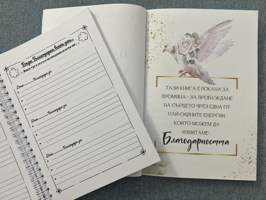 Дневник | Програма за промяна | Карти с утвърждения | Благодарност