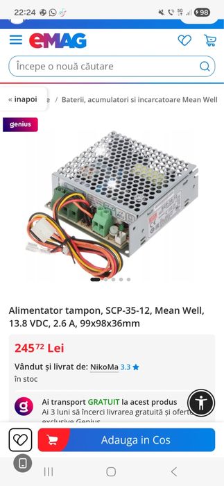 Alimentator tampon